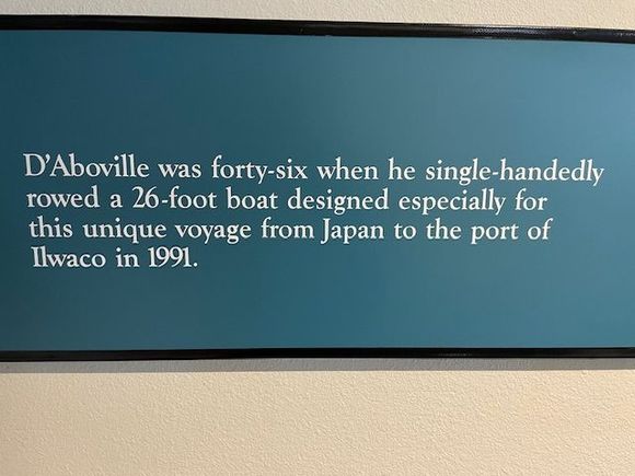 Gerard D'Aboville spent 134 days crossing the Pacific from Japan to Ilwaco in a small, I don't even know if you can call it a boat, it looks more like a big kayak.  Someone Google this, it's too incredible.