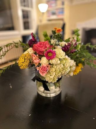 Bouquet from an encouraging friend. She makes them. 