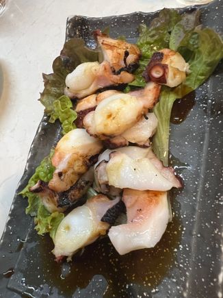 Grilled octopus