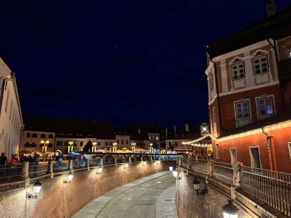 Sibiu at night is so stunning