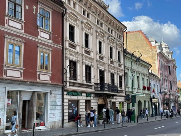 Street scene in Brasov