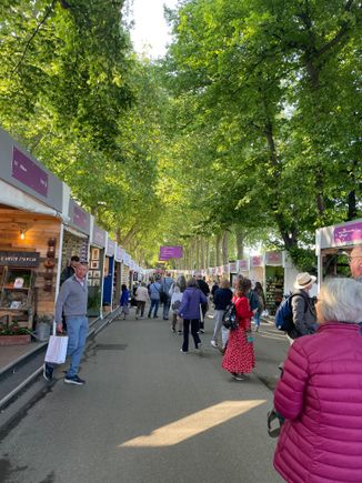 First view of the Chelsea Flower Show. We got there when the gates opened. When we left it at 2PM it was a crush of people. You couldn’t get close to anything. 