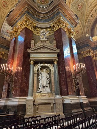 Another view of the opulent St. Stephen's Basilica