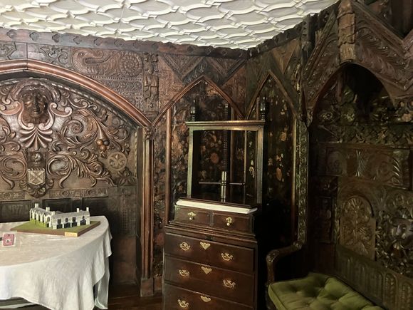 Plas Newydd Llangollen (to differentiate it from the Plas Newydd in Angelsey) - carved interior
