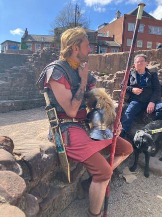Roman soldier...