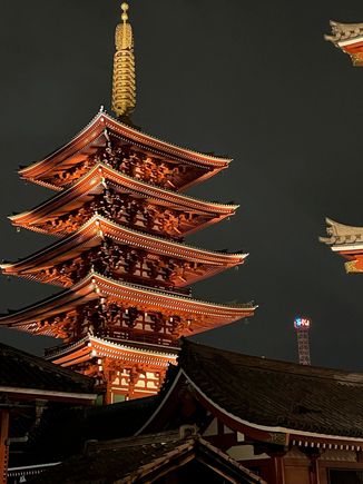 5 layer pagoda, very pretty at night.