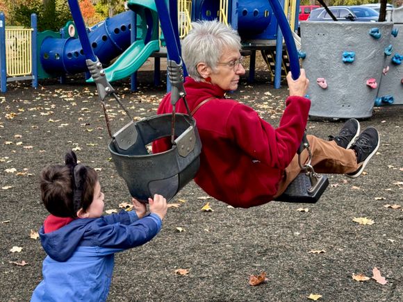 He loves to help Joyce!!!!