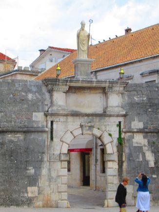 Entry gate into the town of Trogir