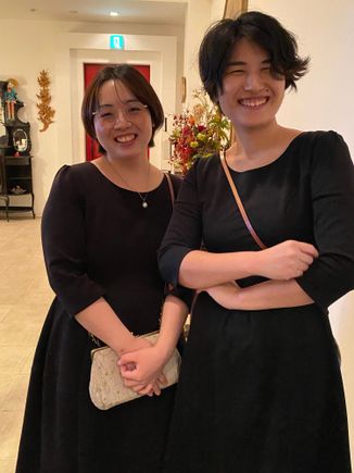 Hikaru (left) and Nana ( right). Nana has been with Hotel Mume for over 10 years! 