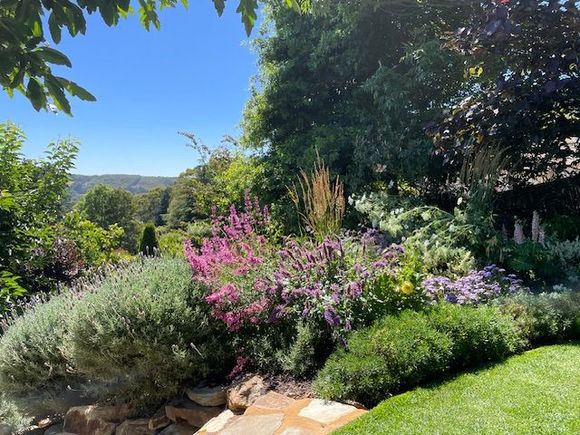 I love the colourful beds 