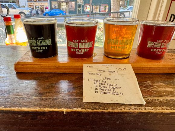 After walking Joyce to church, I made a B line for the local craft brewery.