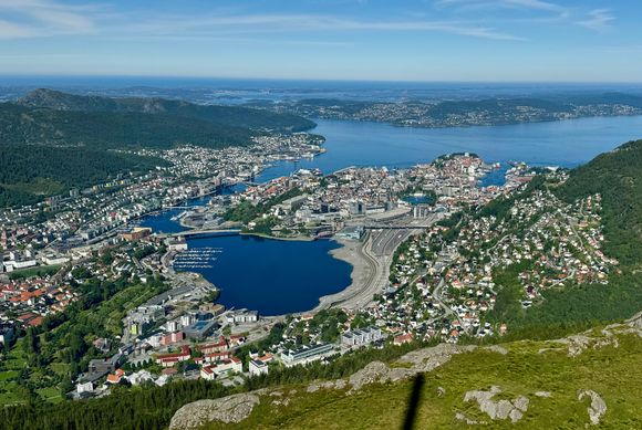 Atop Ulriken mountain 