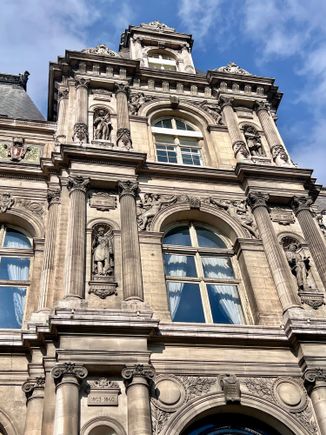 Hotel de Ville in Le Marais, City Hall.