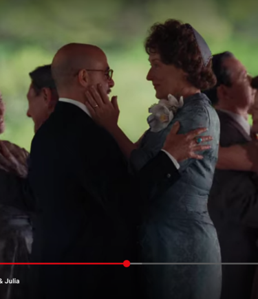 Dancing at her sister's wedding