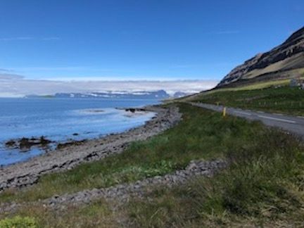 Fjords along road 61