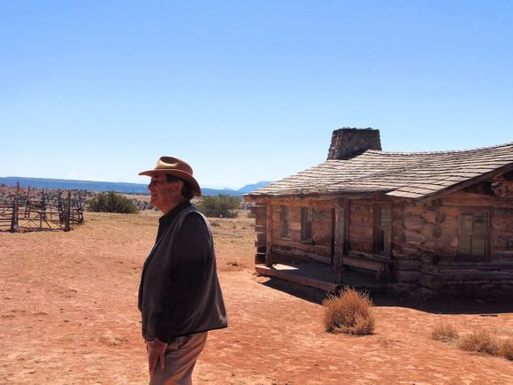 TG near Ghost Ranch Cabin ("City Slickers" filmed here)