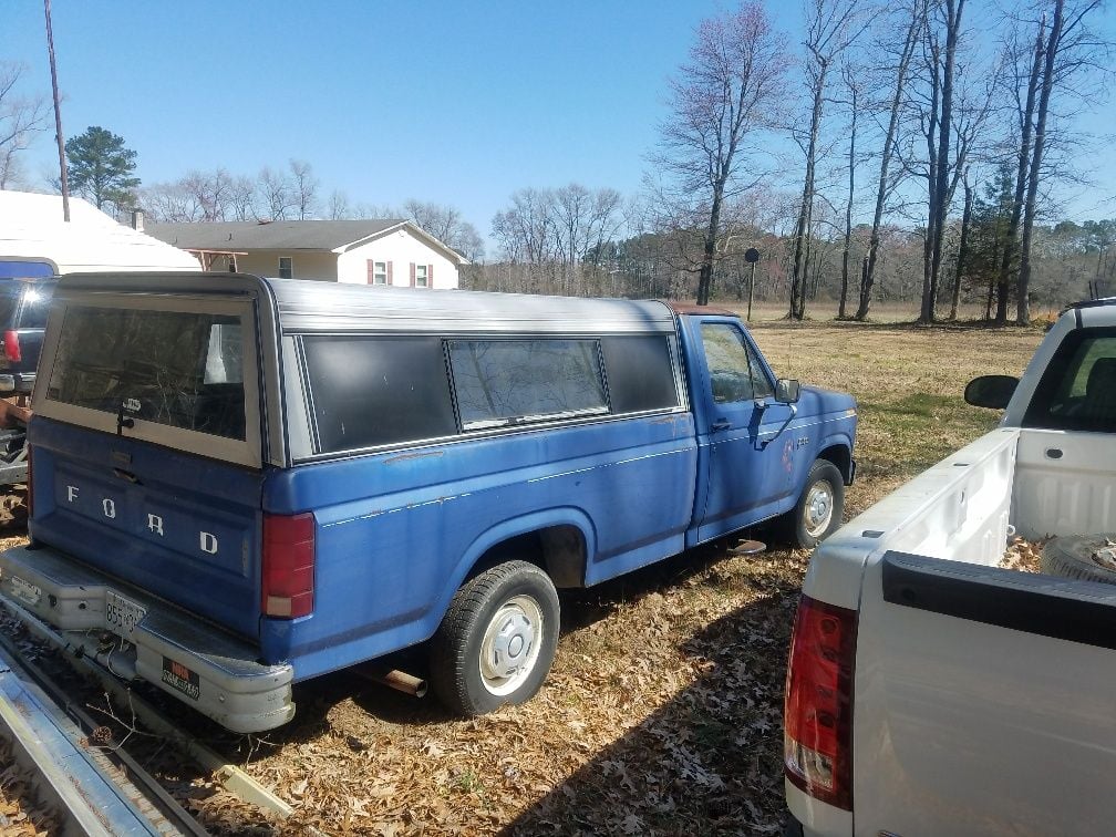 1985 Ford F-150 - 1985 F150 4x2 for sale - Used - VIN 2FTDF15Y9FCA45699 - 119,722 Miles - 6 cyl - 2WD - Automatic - Truck - Blue - Salisbury, MD 21801, United States