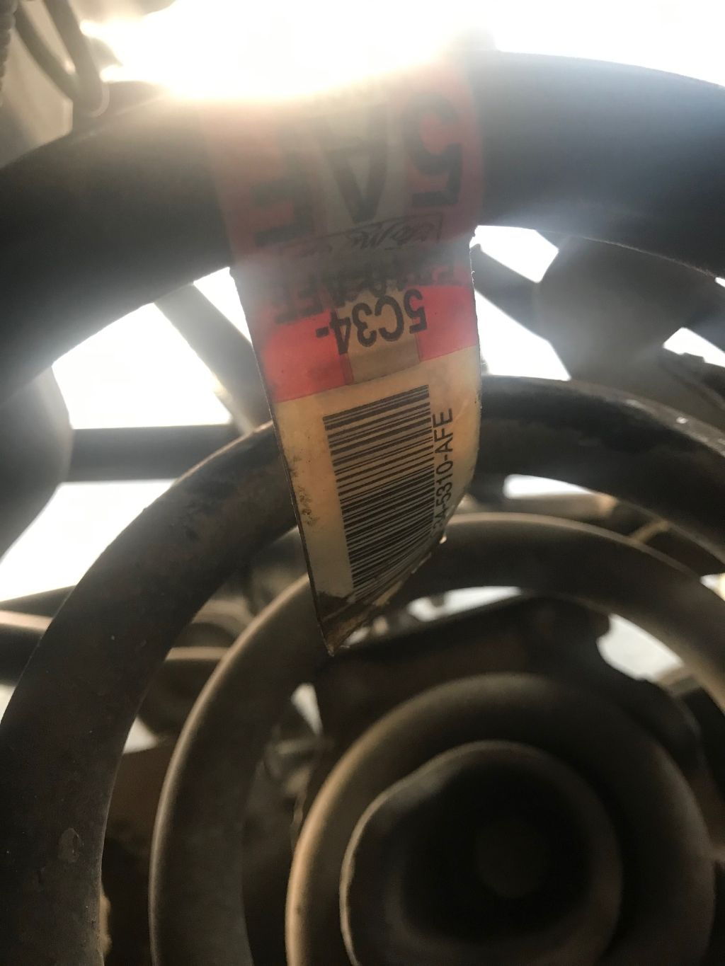 Need Help Identifying Front Coil Spring On My 2017 F250 Ford Truck