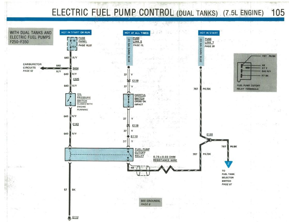 Hard starting when cold (electric fuel pump) Ford Truck Enthusiasts