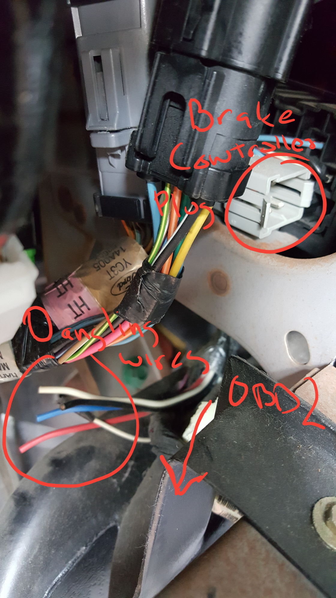 Ford Electric Brake Wiring