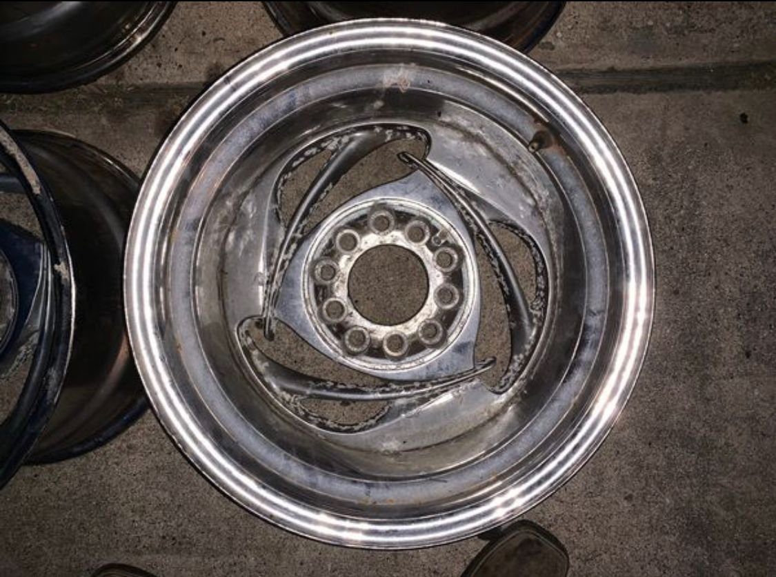 Help identifying these old school 15x10 billet wheels please Ford