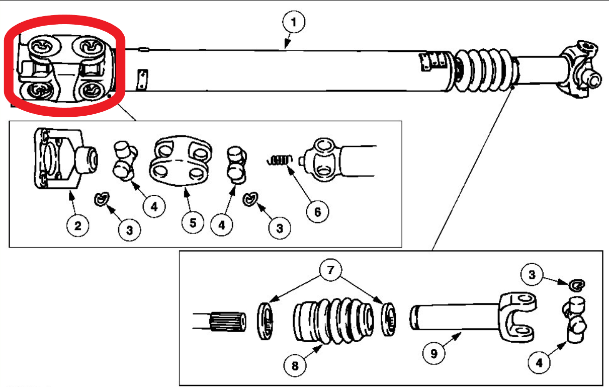 2003 F350 cclb front one piece driveshaft Ford Truck Enthusiasts Forums