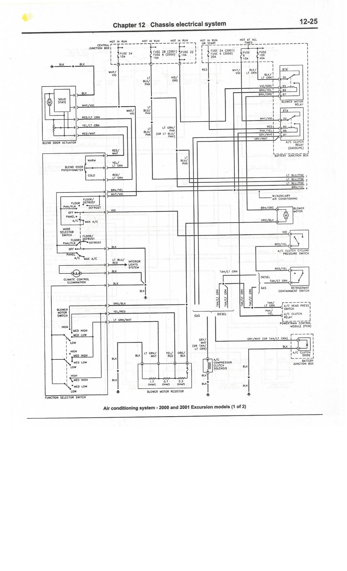 Complete Excursion Wiring Diagrams so far - Ford Truck Enthusiasts