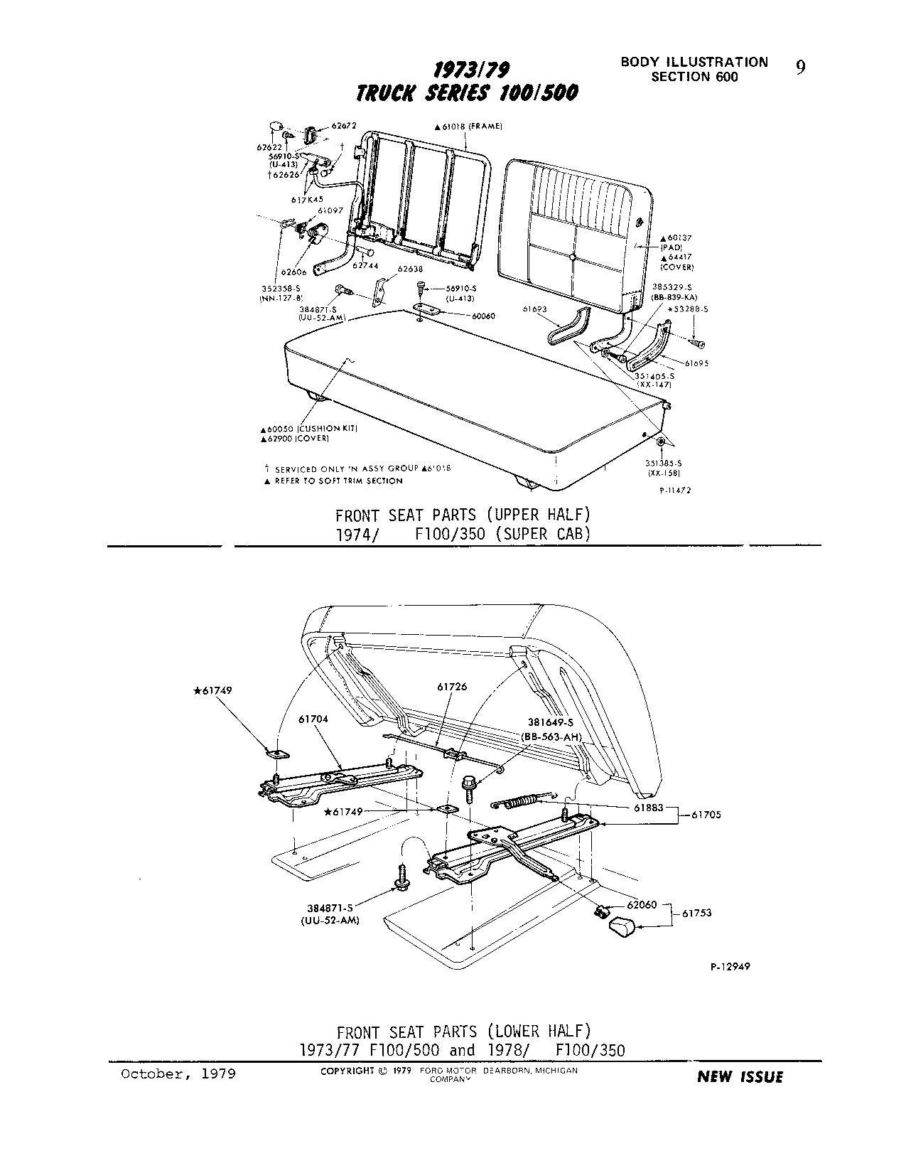 Bench Seat Identification Ford Truck Enthusiasts Forums