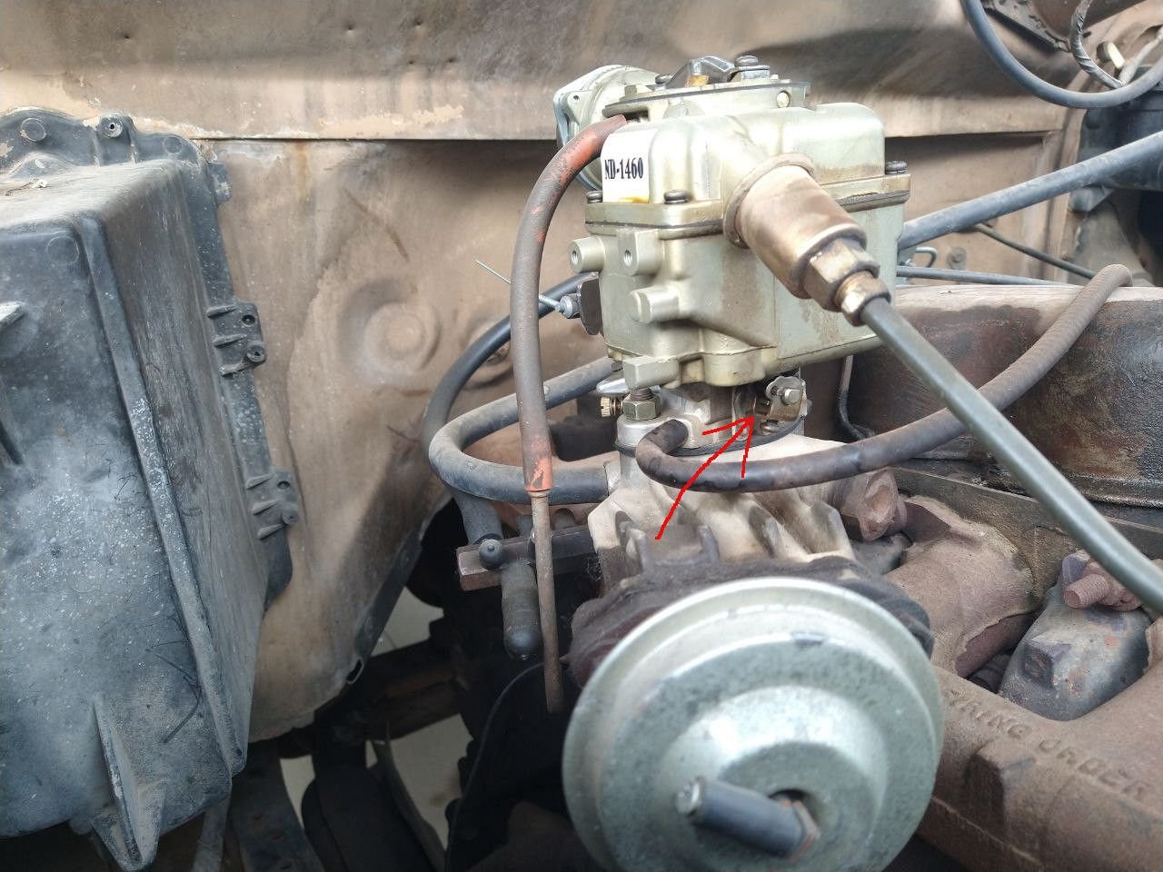 Gas pouring out of carb Ford Truck Enthusiasts Forums