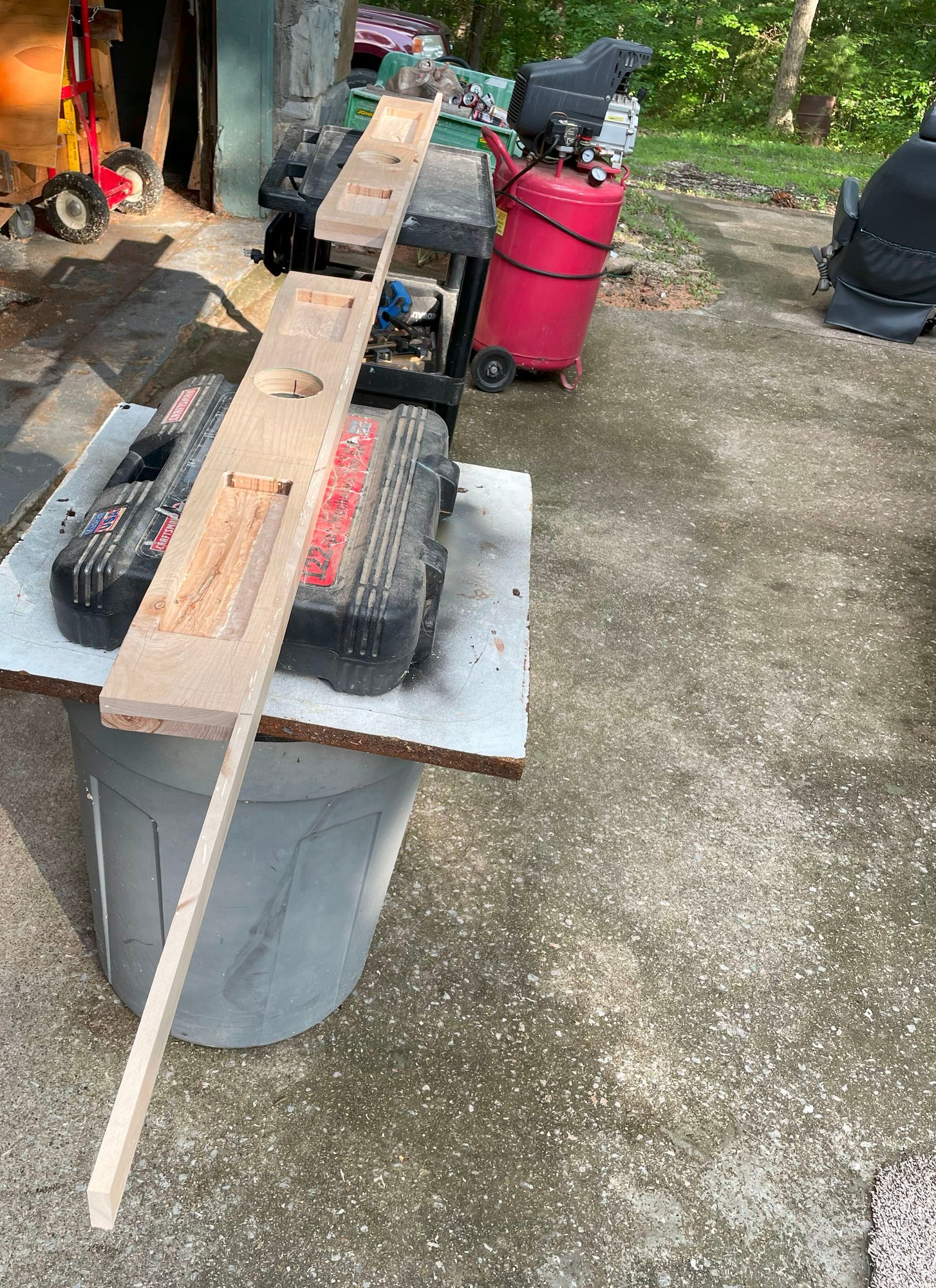 Unit ready for stain and finish