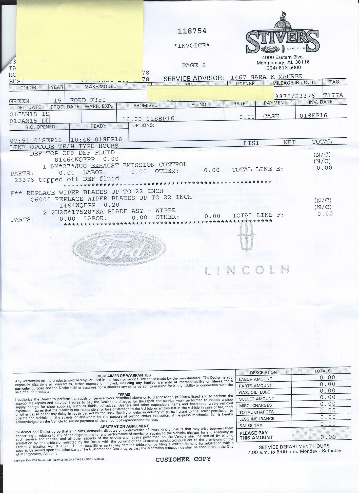 Need help with dealer service Ford Truck Enthusiasts Forums