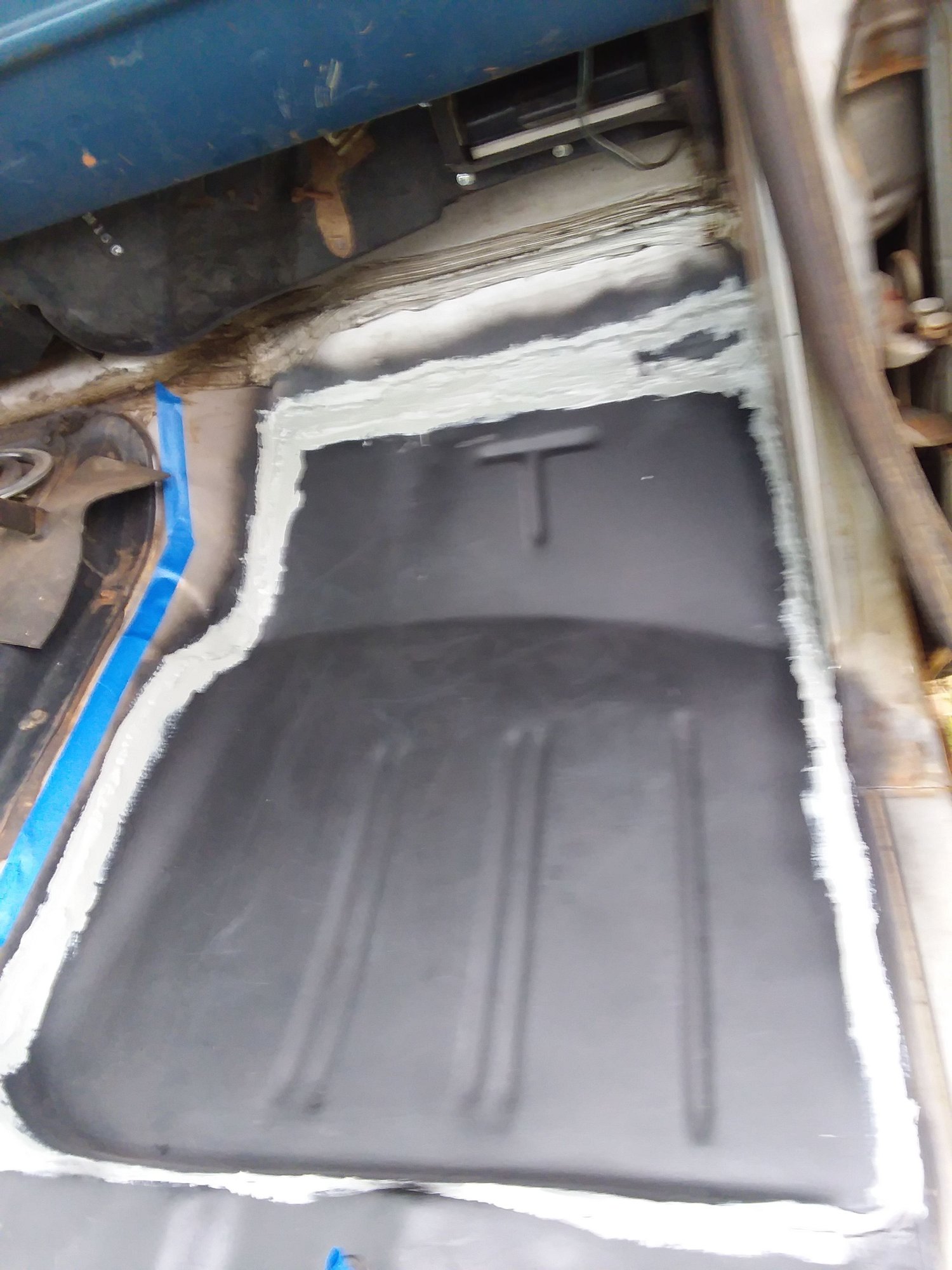 Installing Floor Pans with screws & body sealer? Ford Truck