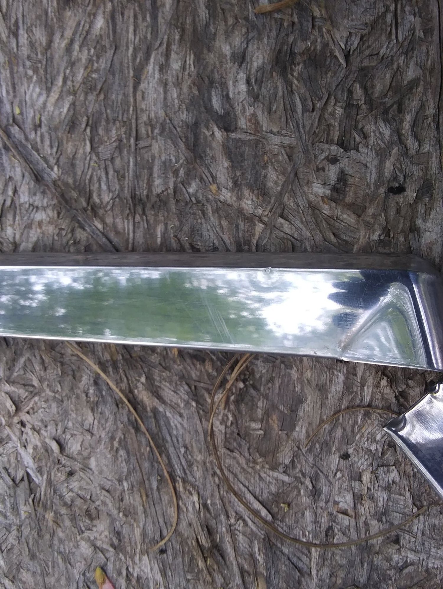 Exterior Body Parts - Wide Stainless Steel Windshield Molding - Used - 1973 to 1979 Ford 1/2 Ton Pickup - Mt. Gay, WV 25637, United States
