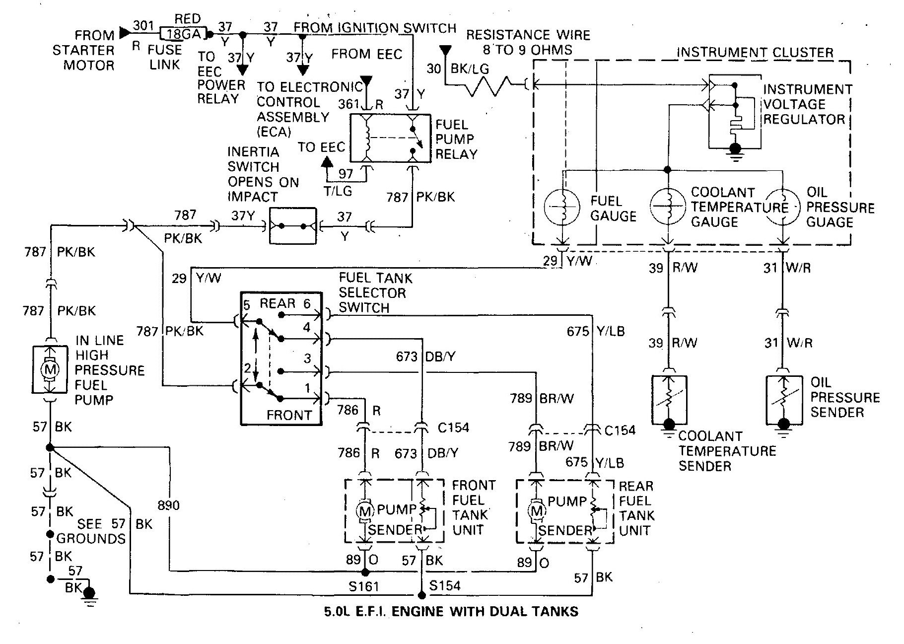 fuel pump wiring diagrams