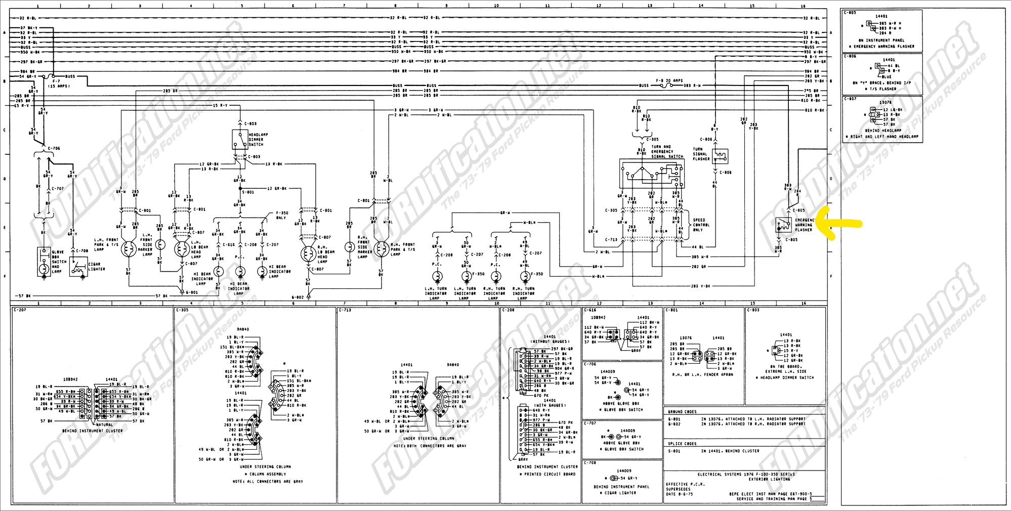 1976 F350 Ignition Wiring Problem - Ford Truck Enthusiasts Forums  Ignition Wiring Diagram For 76 Ford F250    Ford Truck Enthusiasts