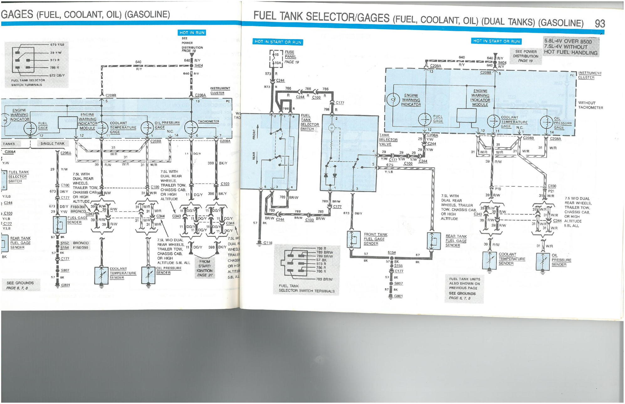 1987 F250 7.5L dual tank switch issue - Ford Truck Enthusiasts Forums