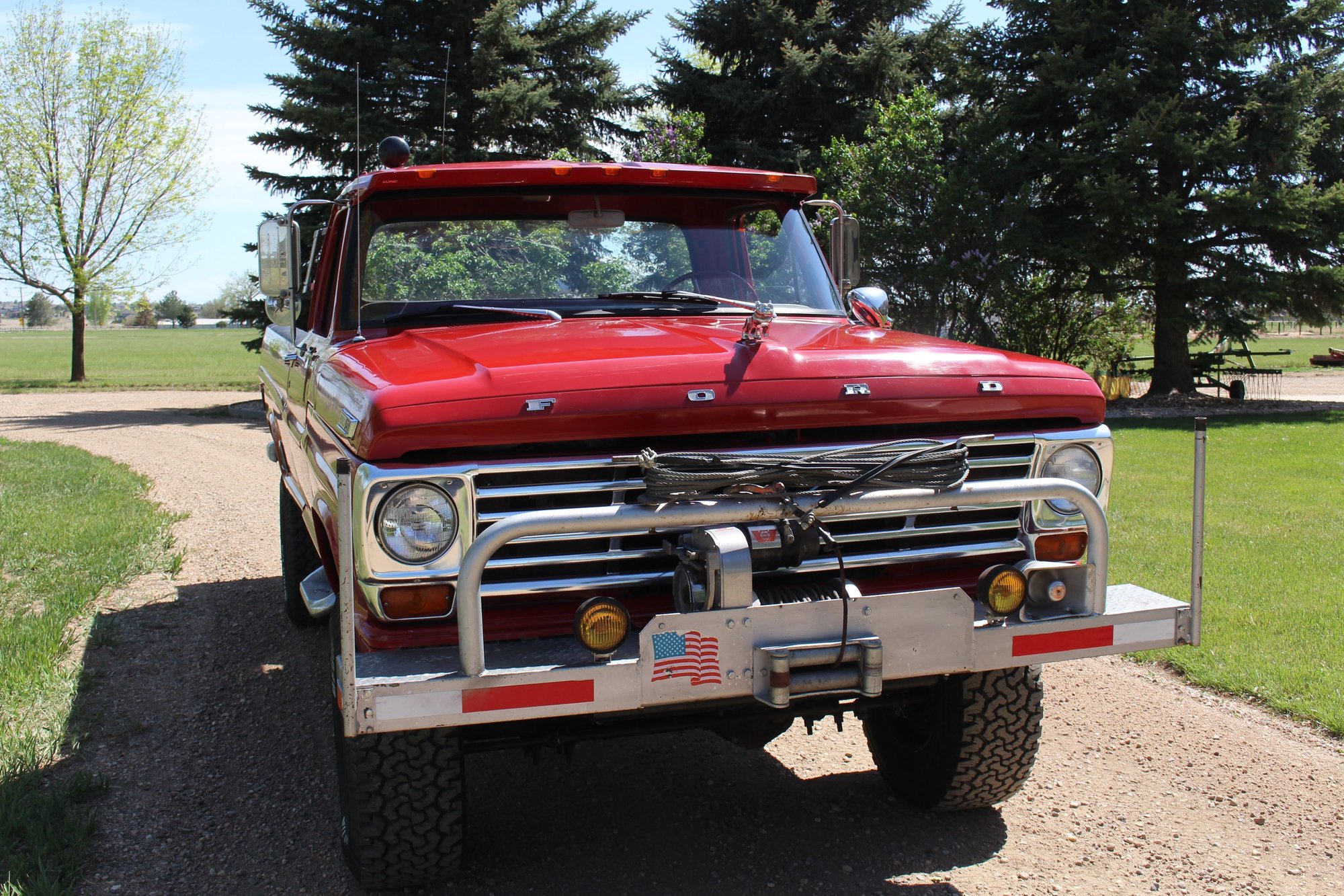 1967 Ford F-250 - 1967 Ford F250 4spd 4x4 Highboy - Used - VIN F26BCA52873 - 16,801 Miles - 6 cyl - 4WD - Manual - Truck - Red - Fort Collins, CO 80528, United States