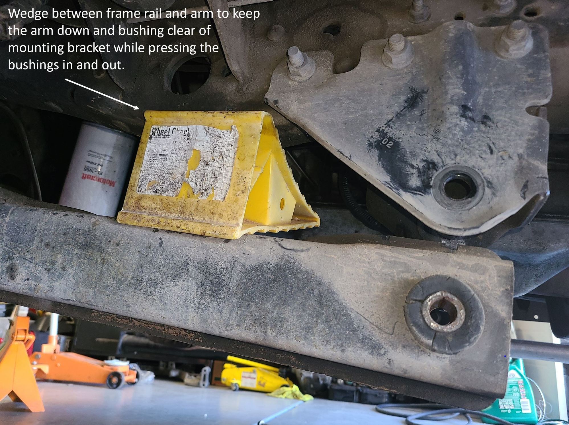 DIY Radius Arm Bushings 2003 2wd F350 Ford Truck Enthusiasts Forums