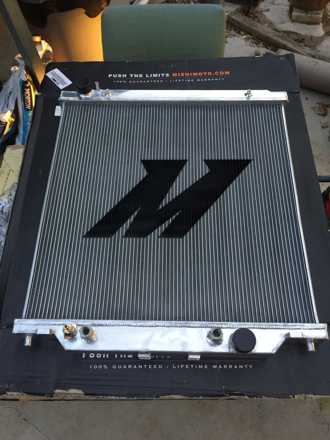 Help quick! Top tank on radiator leaking at seam, need advice please