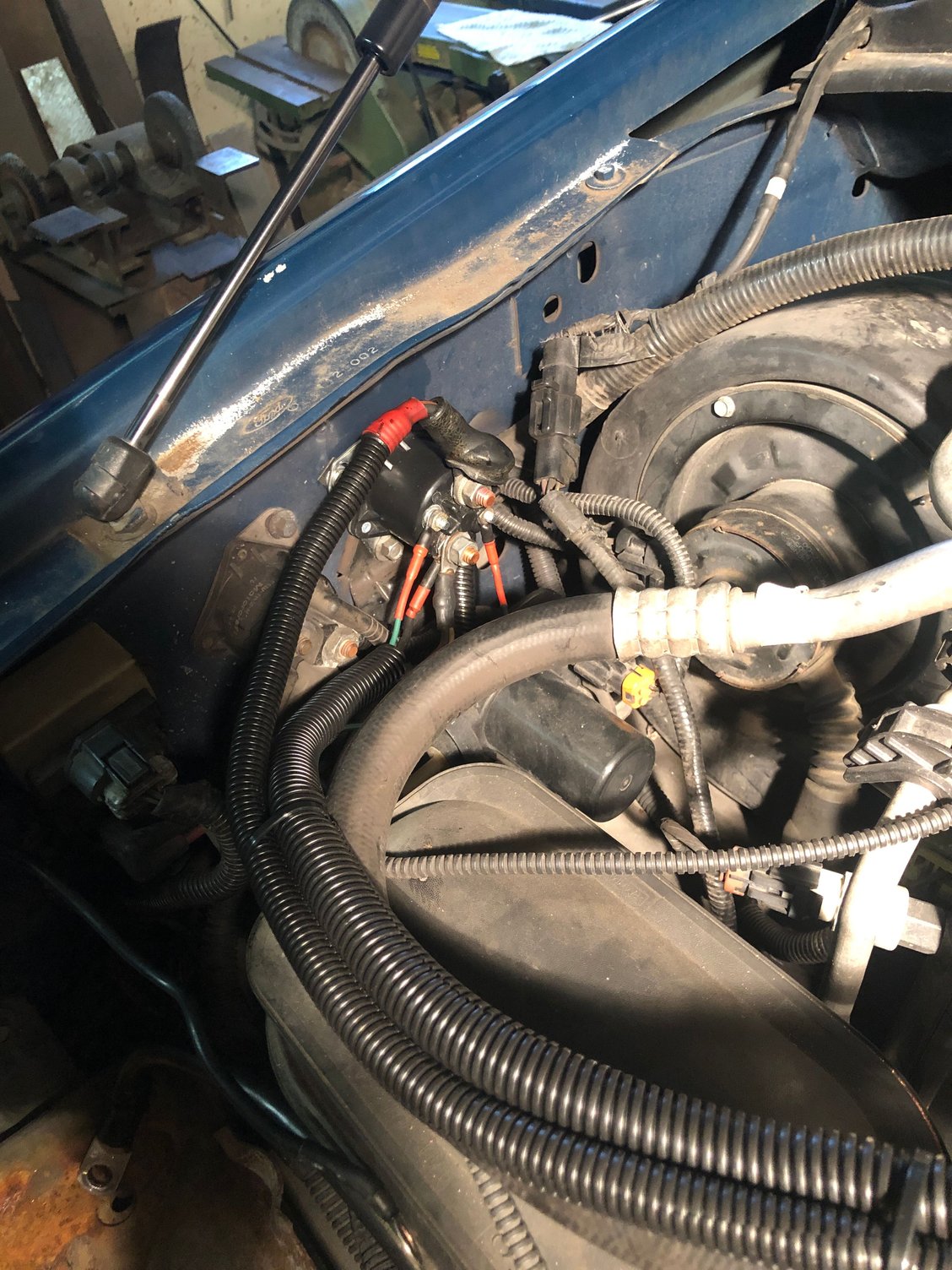 This is how it currently looks at the inner fender. 