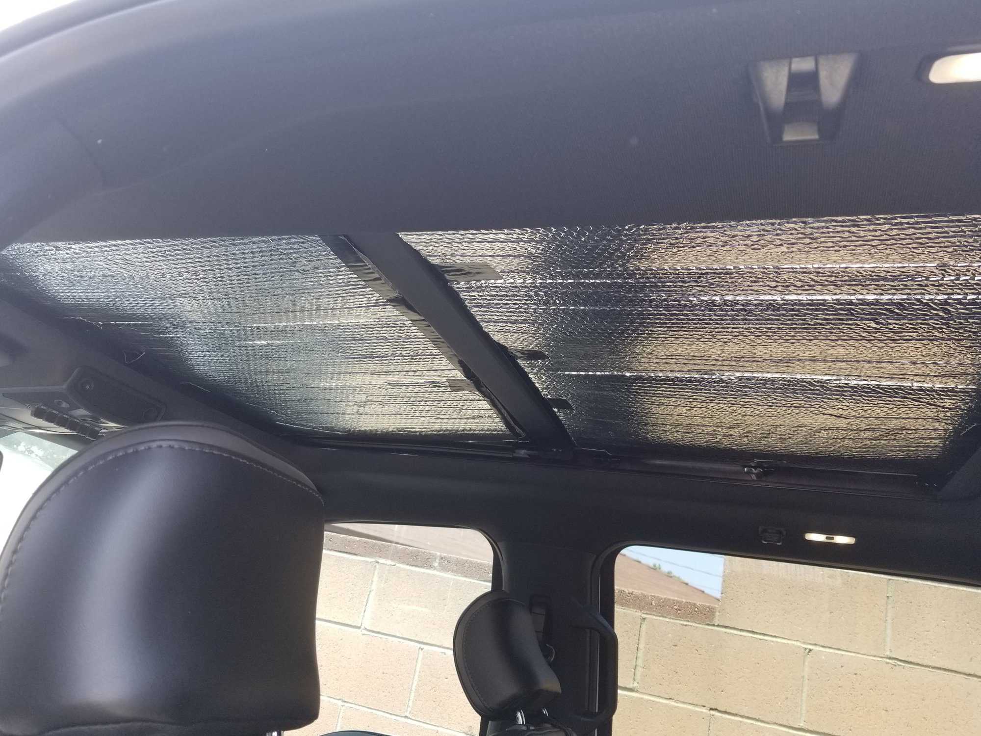 Panoramic sunroof solar shield Ford Truck Enthusiasts Forums
