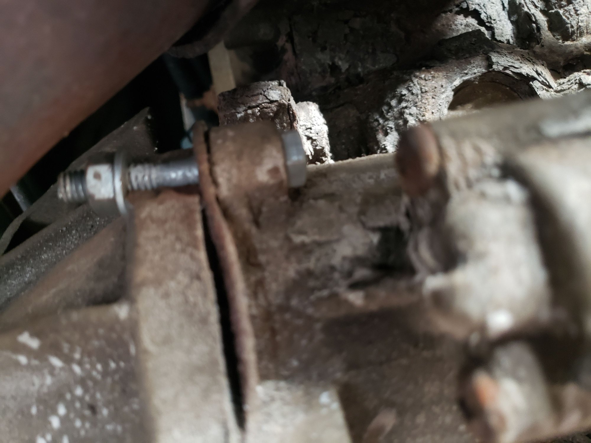 The middle starter bolt broke the ear on the bellhousing on my 5.4