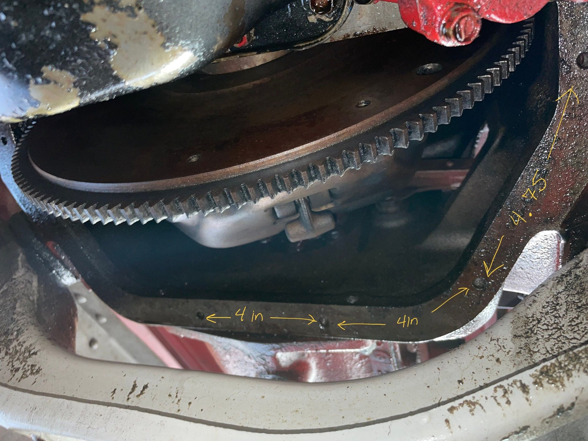 1962 Ford 292 YBlock Flywheel Dust Cover Ford Truck Enthusiasts Forums