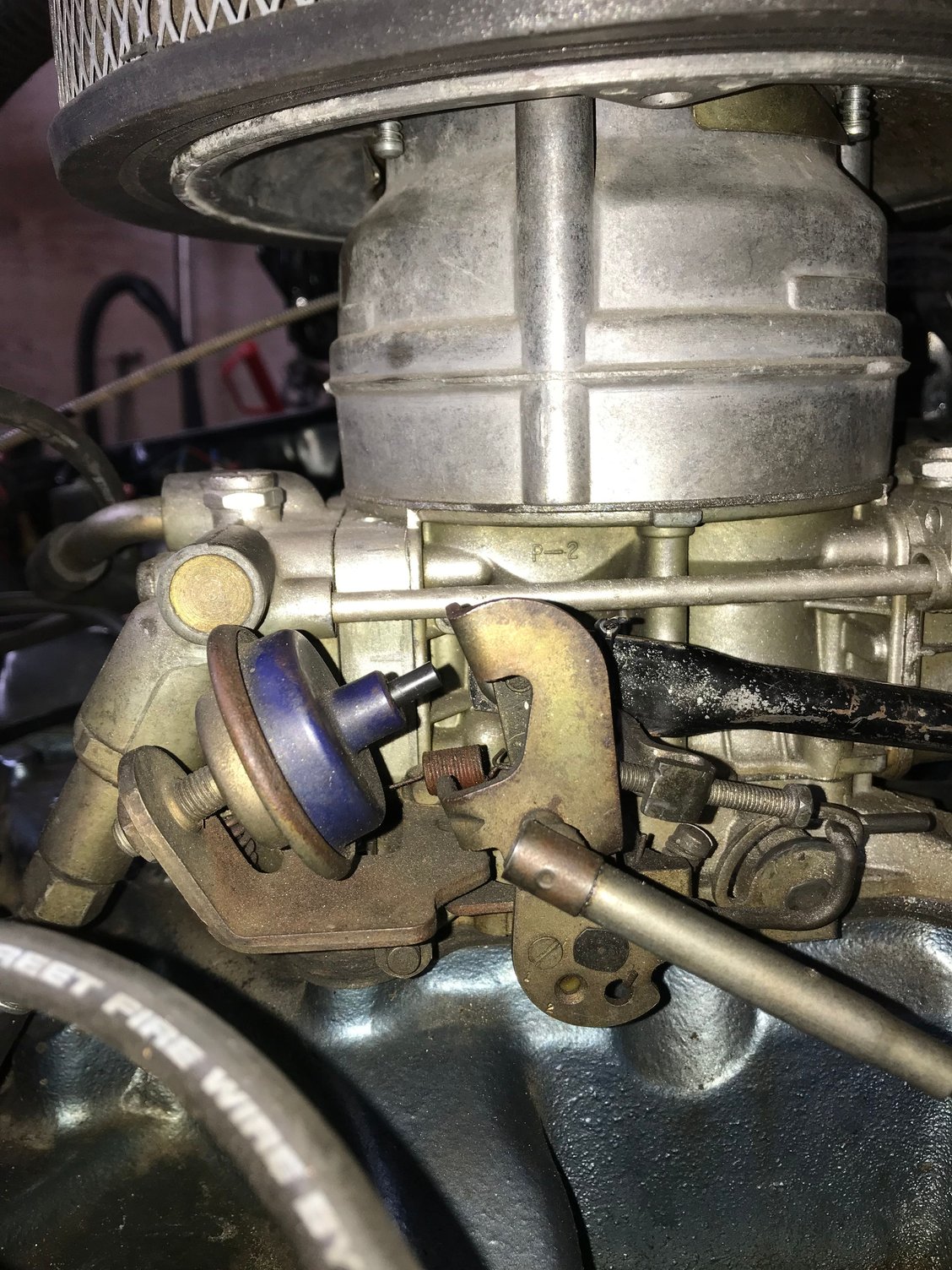 Throttle linkage f100 1974 holley motorcraft Ford Truck Enthusiasts