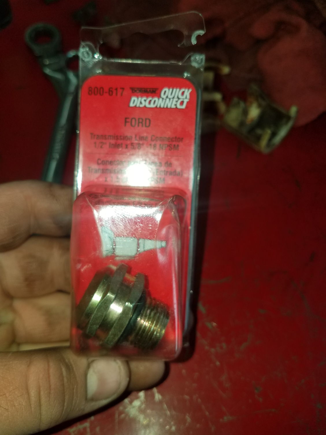 Torqshift Quick connect transmission line fittings - Ford ...