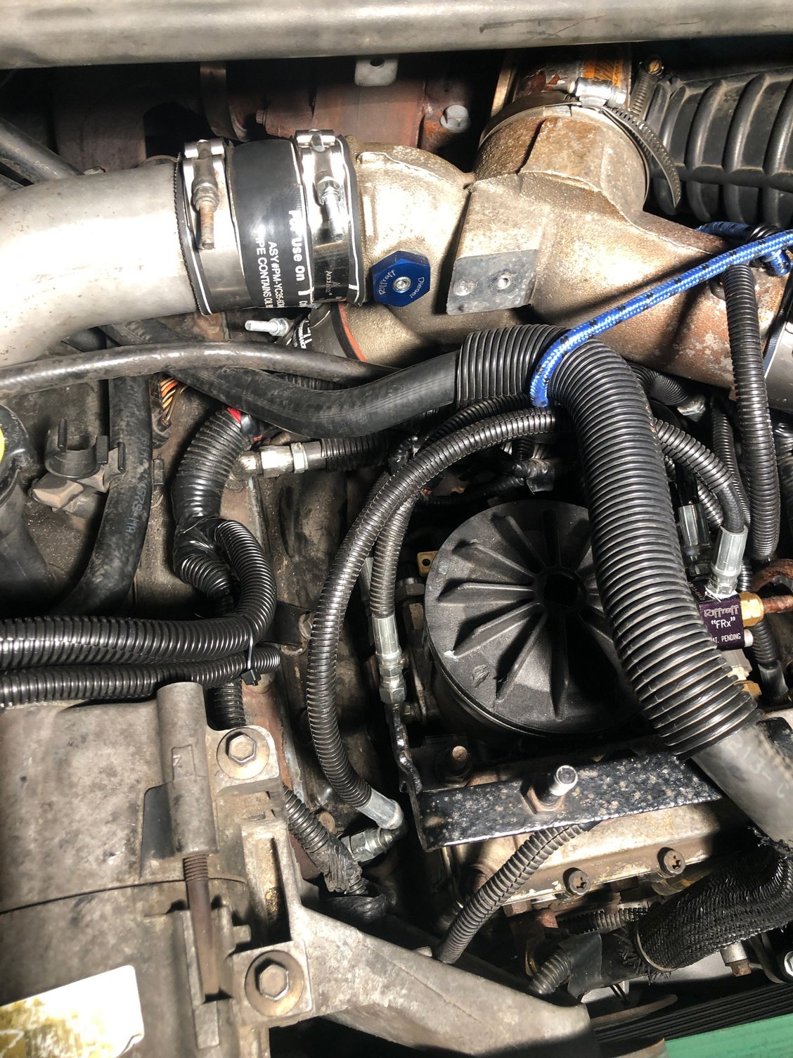 After� so much more room in that tight valley. Wish I would have done this before the fuel pressure gauge. Would have made that job a lot easier. 