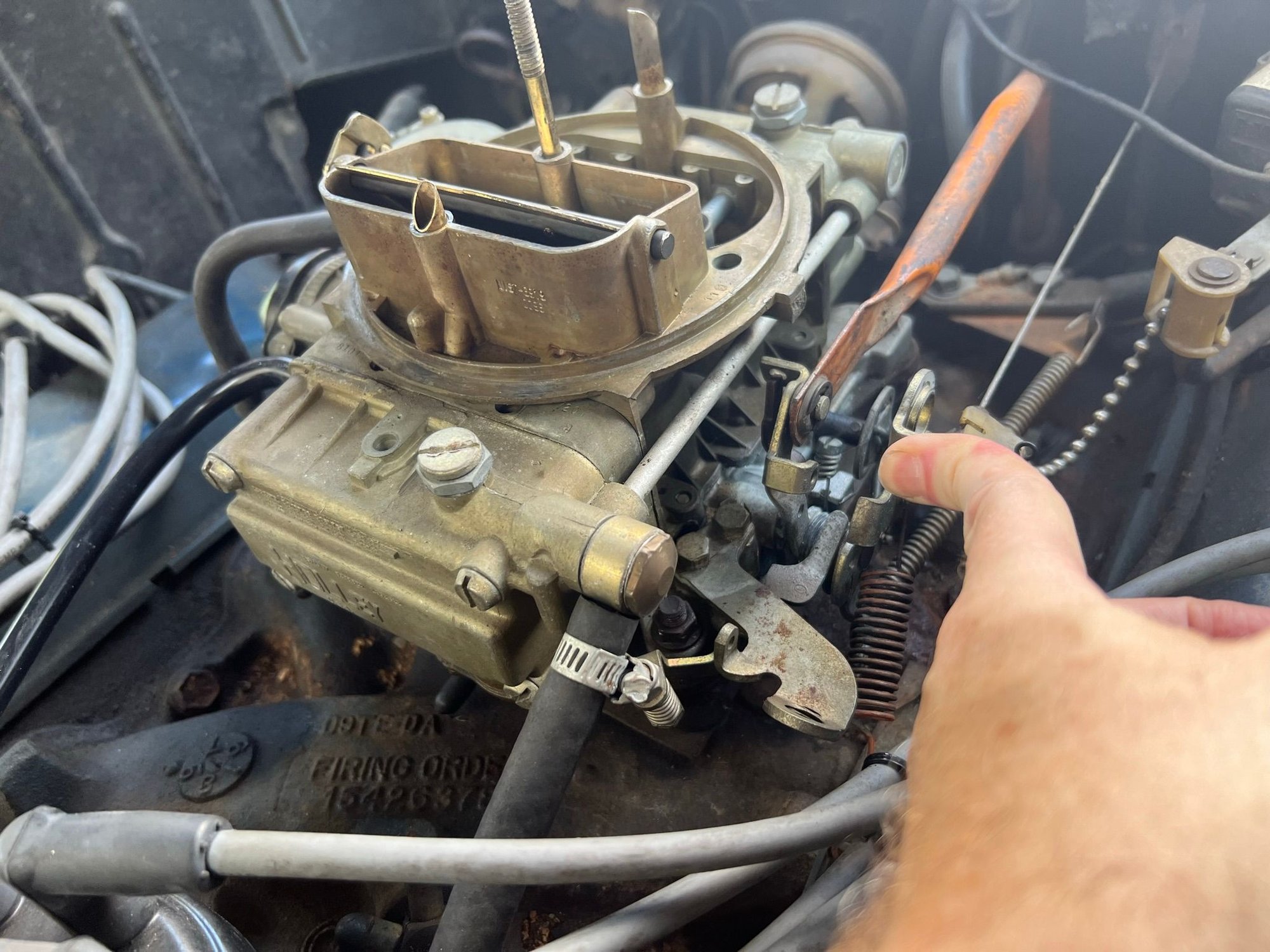 Original kick down linkage at carburetor Ford Truck Enthusiasts Forums