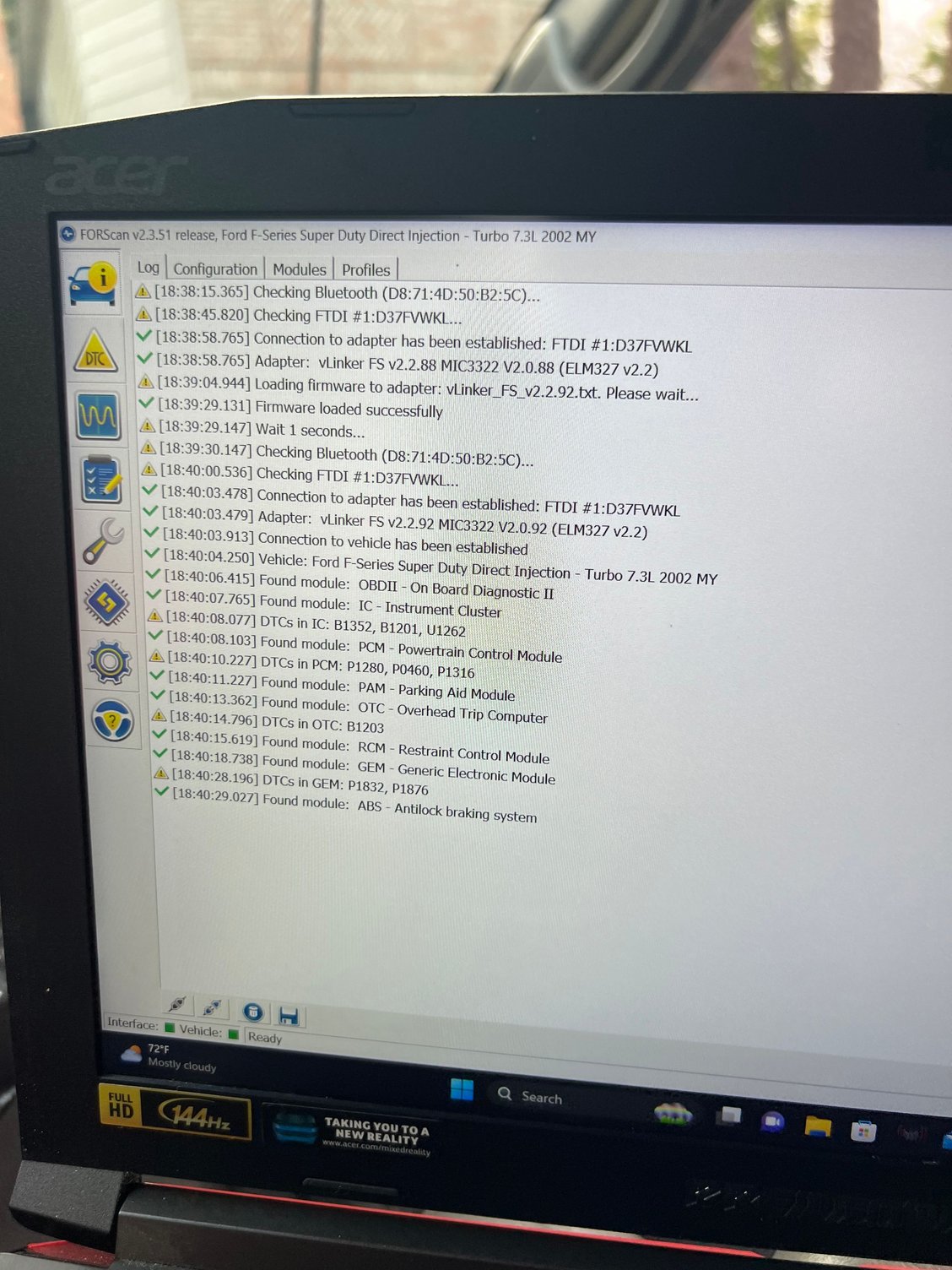 02 7.3 Cant move under its own power Ford Truck Enthusiasts Forums