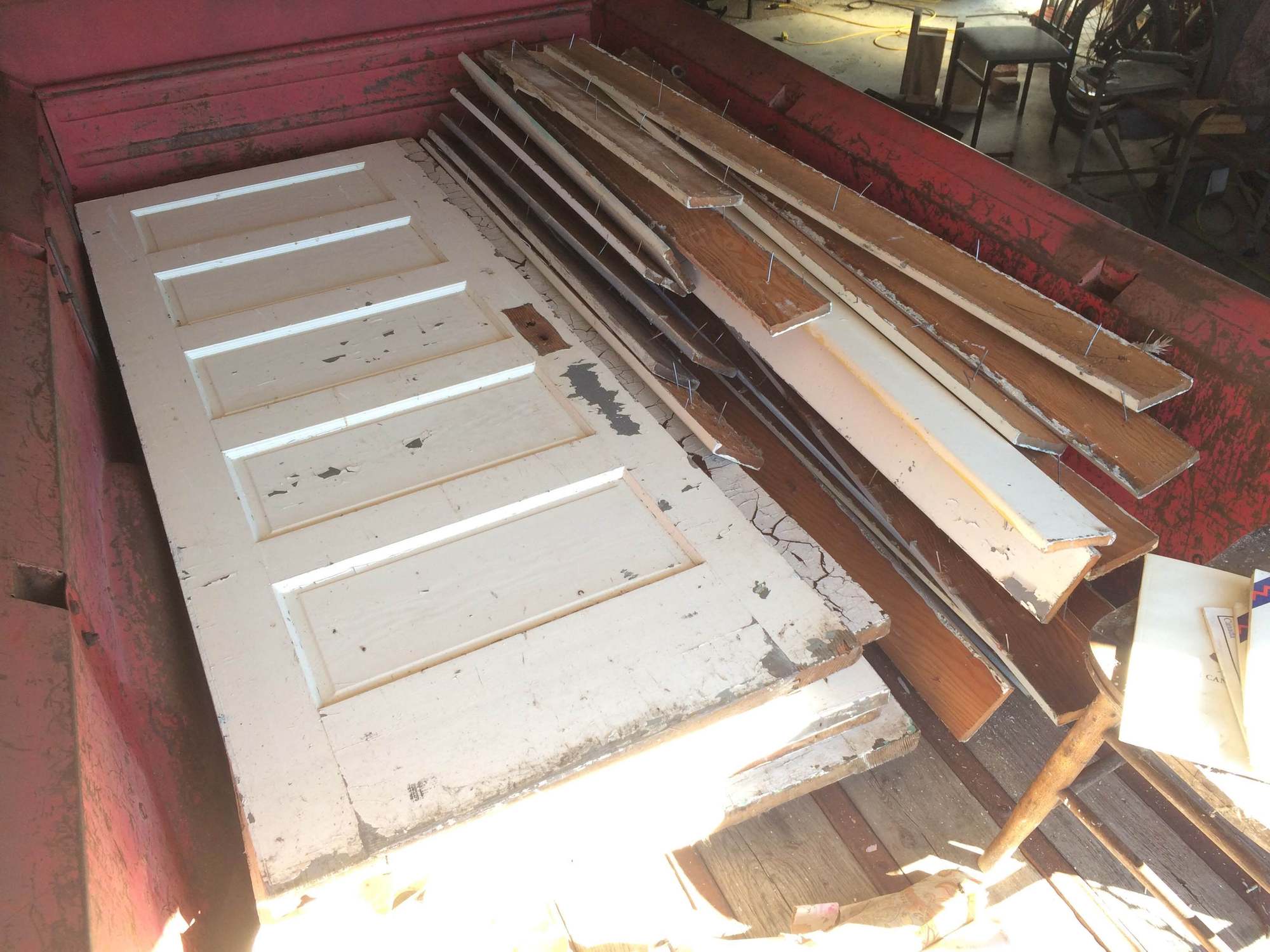 load of 1870s lumber
