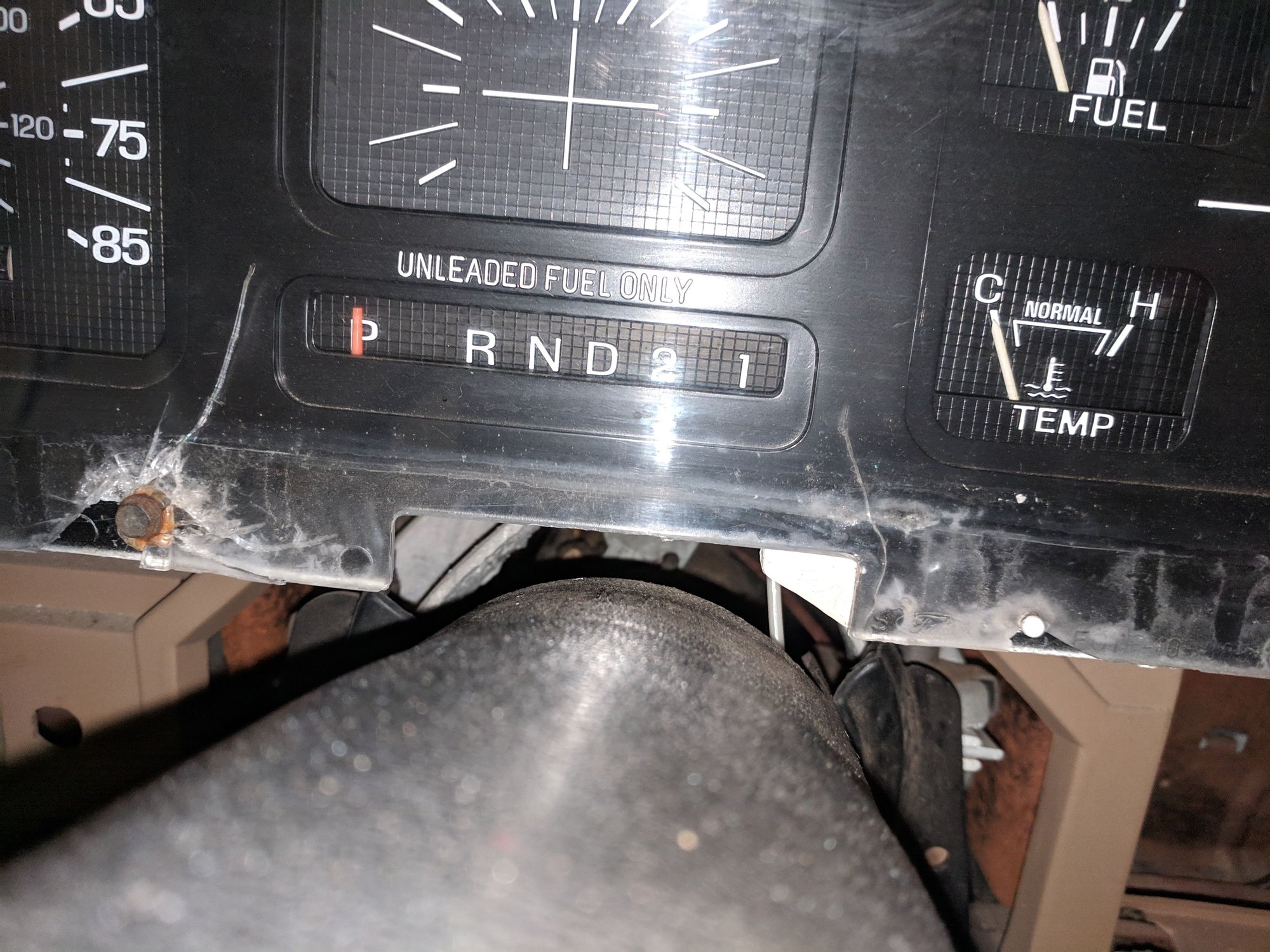 Needle indicator not lining up with selected gear. Ford Truck